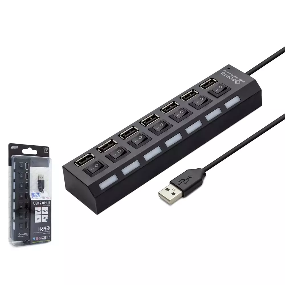 HADRON HDX7001 HUB USB 2.0 7 PORT
