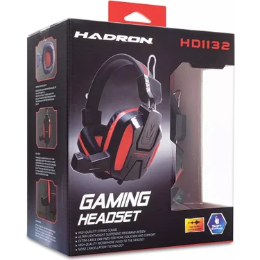 HADRON HD1132 KULAKLIK MİKROFONLU PC OYUN USB & AUX 3.5MM