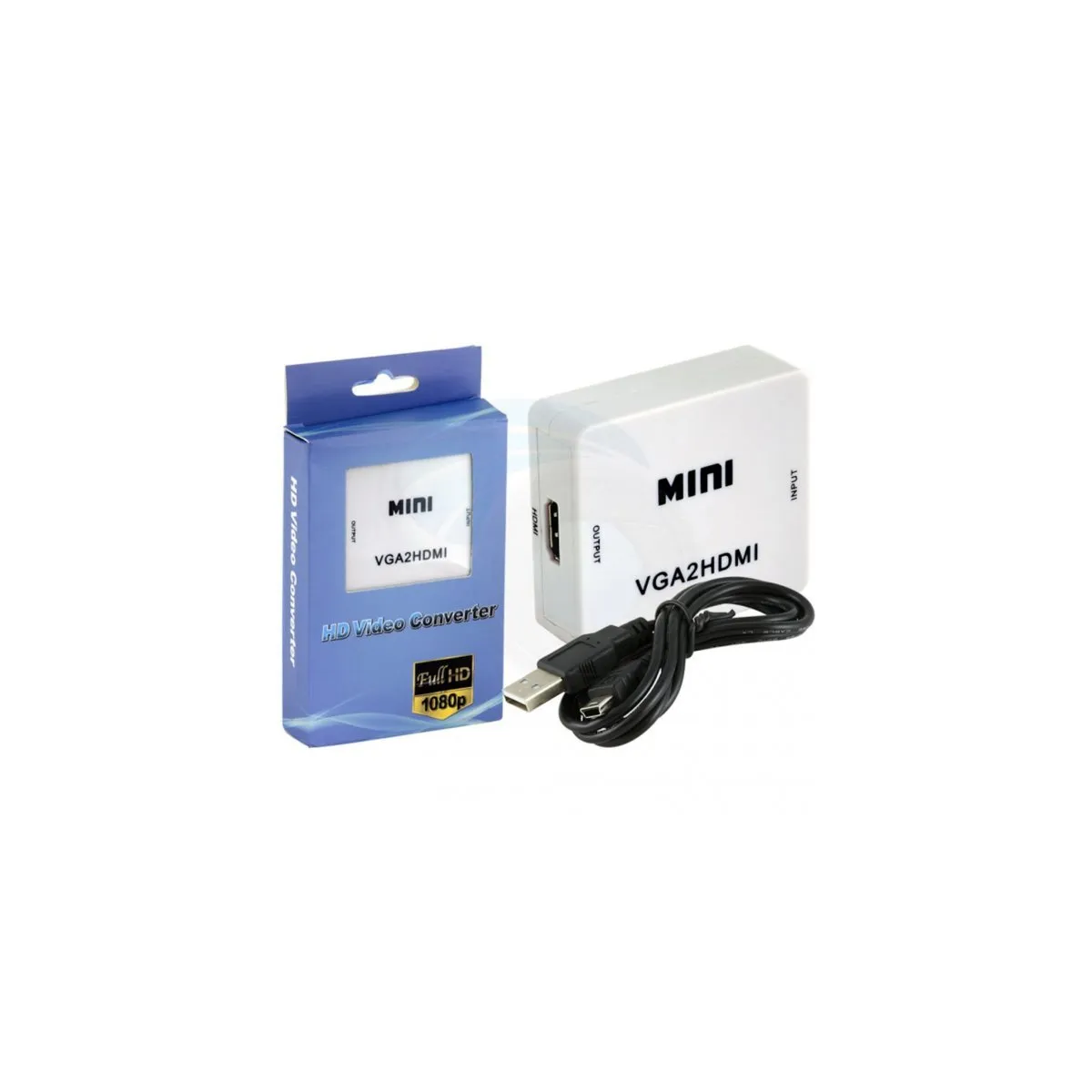 HADRON Hd224 Vga To Hdmi Çevirici Dönüştürücü Converter Vga Hdmi Çevirici KBL-368