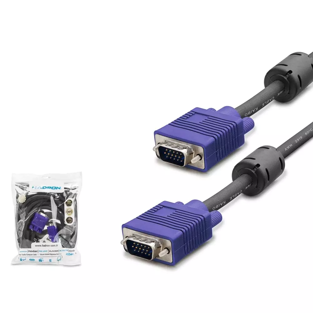 Hadron Hdx7783(4476) Kablo Vga Od7.3 3mt A Kalite