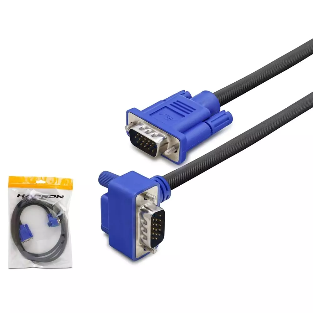 HADRON HN4485 KABLO VGA L TİP 1.5MT