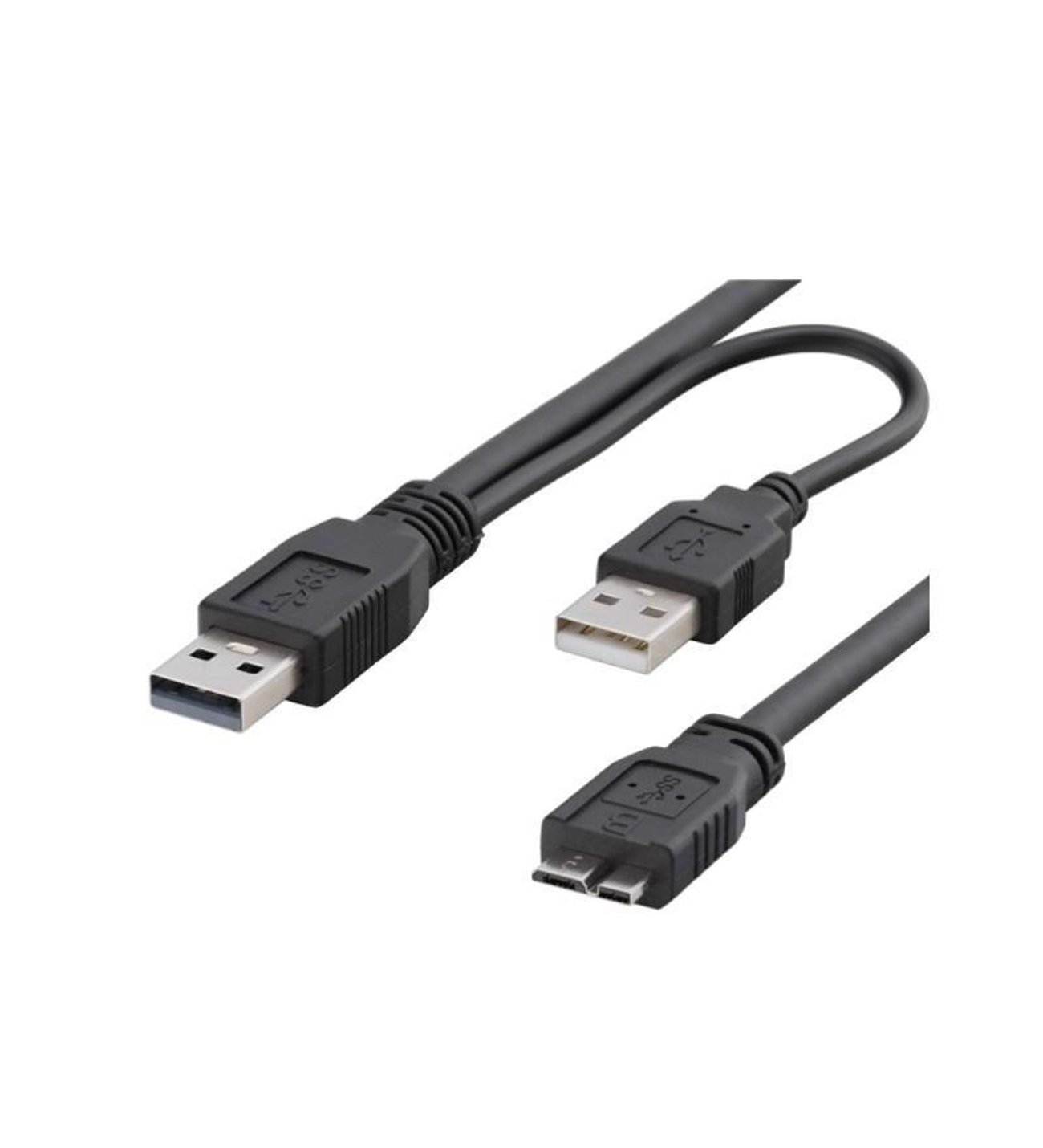 Hadron USB 3.0 Taşınabilir Harddisk HDD Kablosu 2xusb