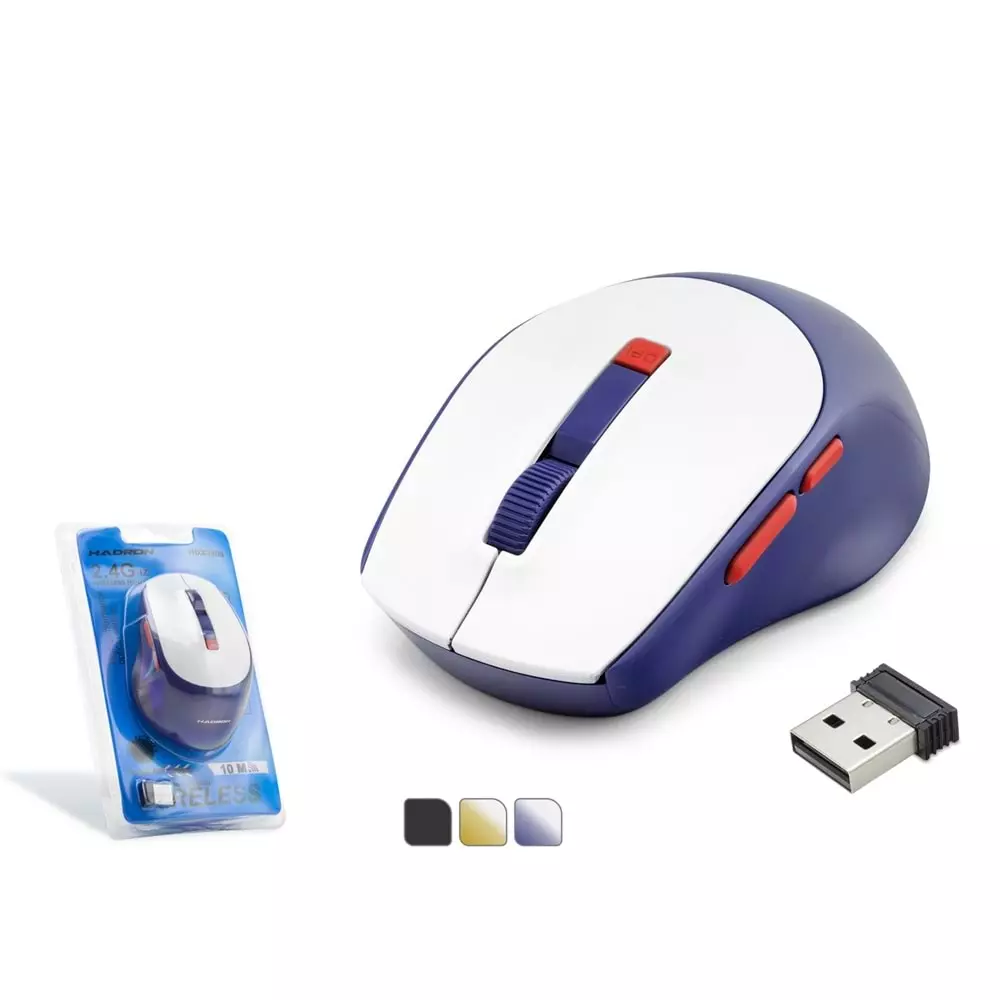 HADRON HDX3408 MOUSE WIRELESS 600/1600 DPI