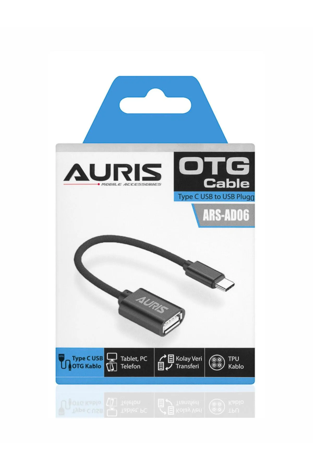 AURIS AD06 OTG TYPE-C TO USB KUTULU