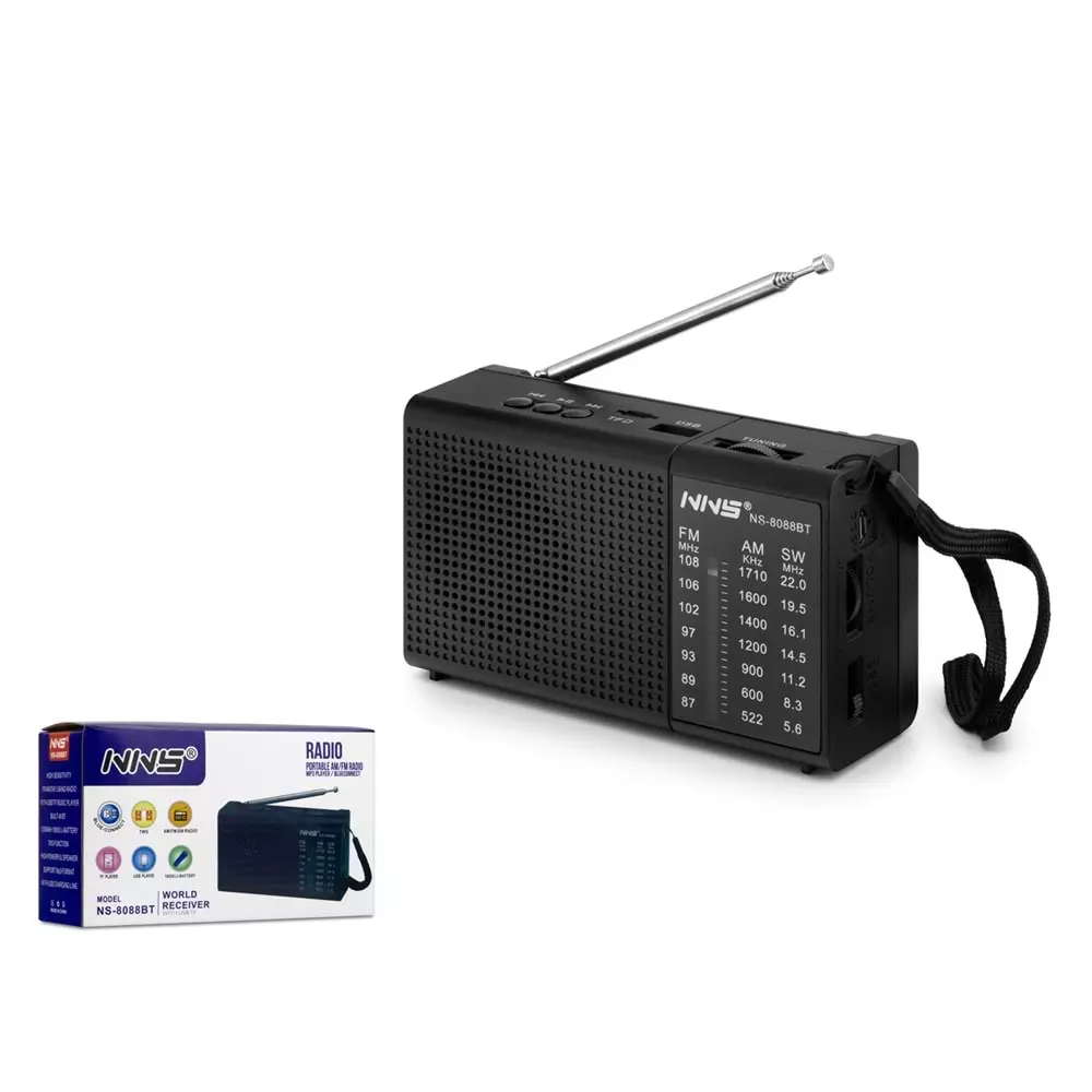 NNS NS8088BT NOSTALJİ BT SPEAKER 135*45*80MM