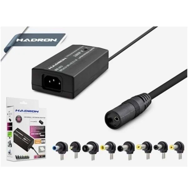 HD736 Hadron Unıversal Notebook Adaptör 8 Uçlu USB100W Hadron HD-736