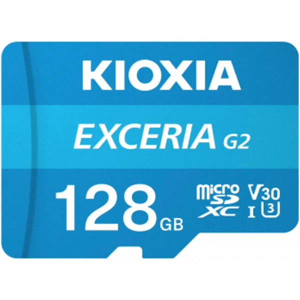 Kioxia 128GB Micro SDXC UHS-1 C10 LMEX2L128GG2
