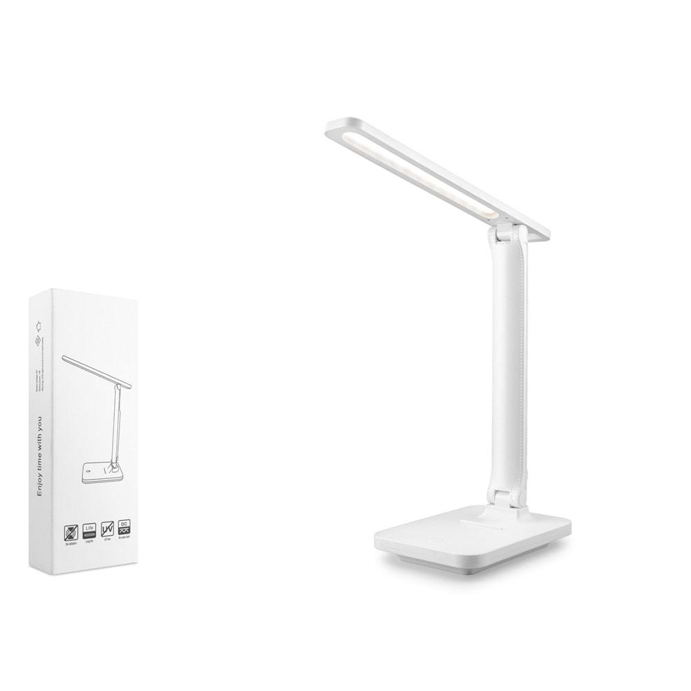 ELBA Q11 USB ŞARJLI MASA LAMBASI BEYAZ