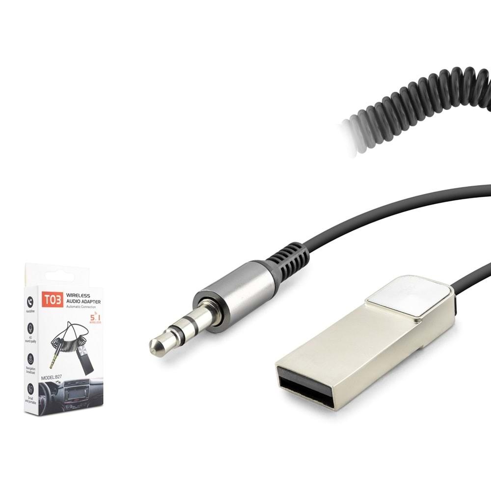 HADRON HD9005 AUX MUSIC RECEIVER BLUETOOTH DONGLE
