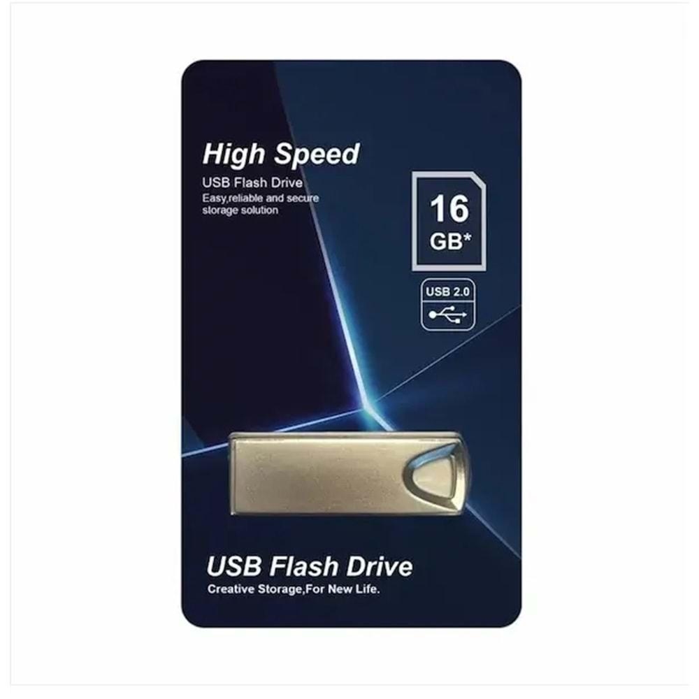 ELBA-16M FLASH BELLEK USB2.0 16GB METAL