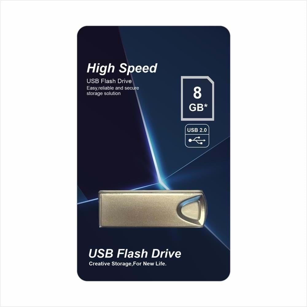 ELBA-8M FLASH BELLEK USB2.0 8GB METAL