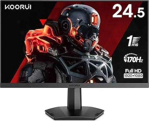 Koorui 24.5" 25E3A Gaming 170Hz Monitör Siyah 1ms